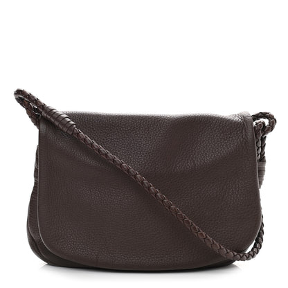 Bottega Veneta Cervo Flap Shoulder Bag Ebano 1 of 10