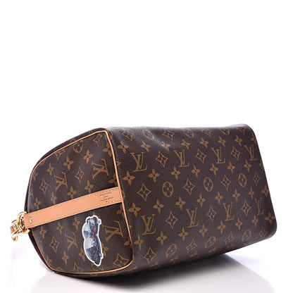 Louis Vuitton Monogram World Tour Speedy Bandouliere 30 4 of 10