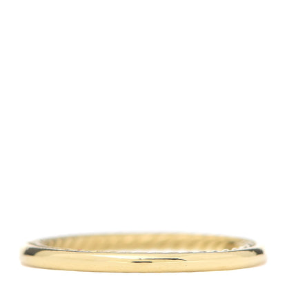 David Yurman 18K Yellow Gold 2mm Eden Smooth Wedding Band Ring 54 7 1 of 4