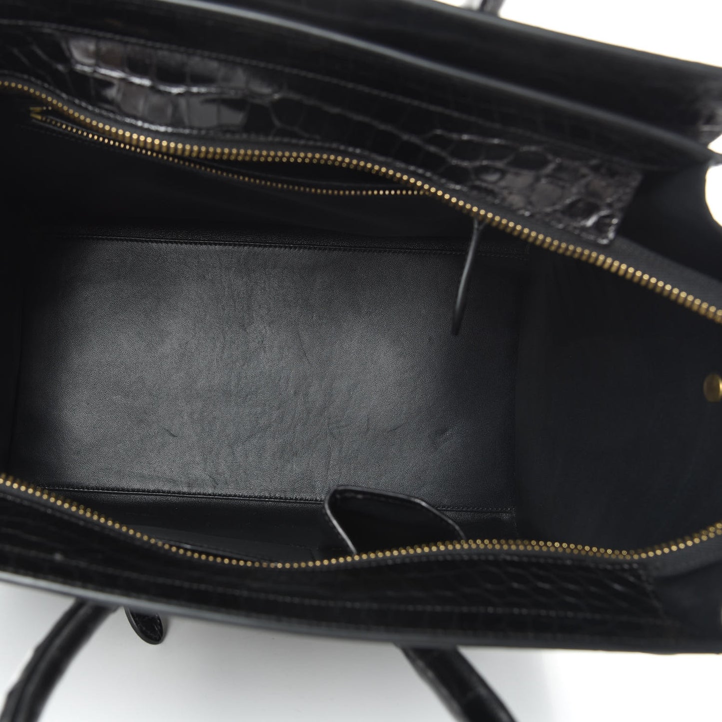 Crocodile Mini Luggage Black