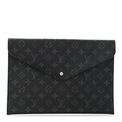 Louis Vuitton Monogram Eclipse Envelope Case 1 of 6