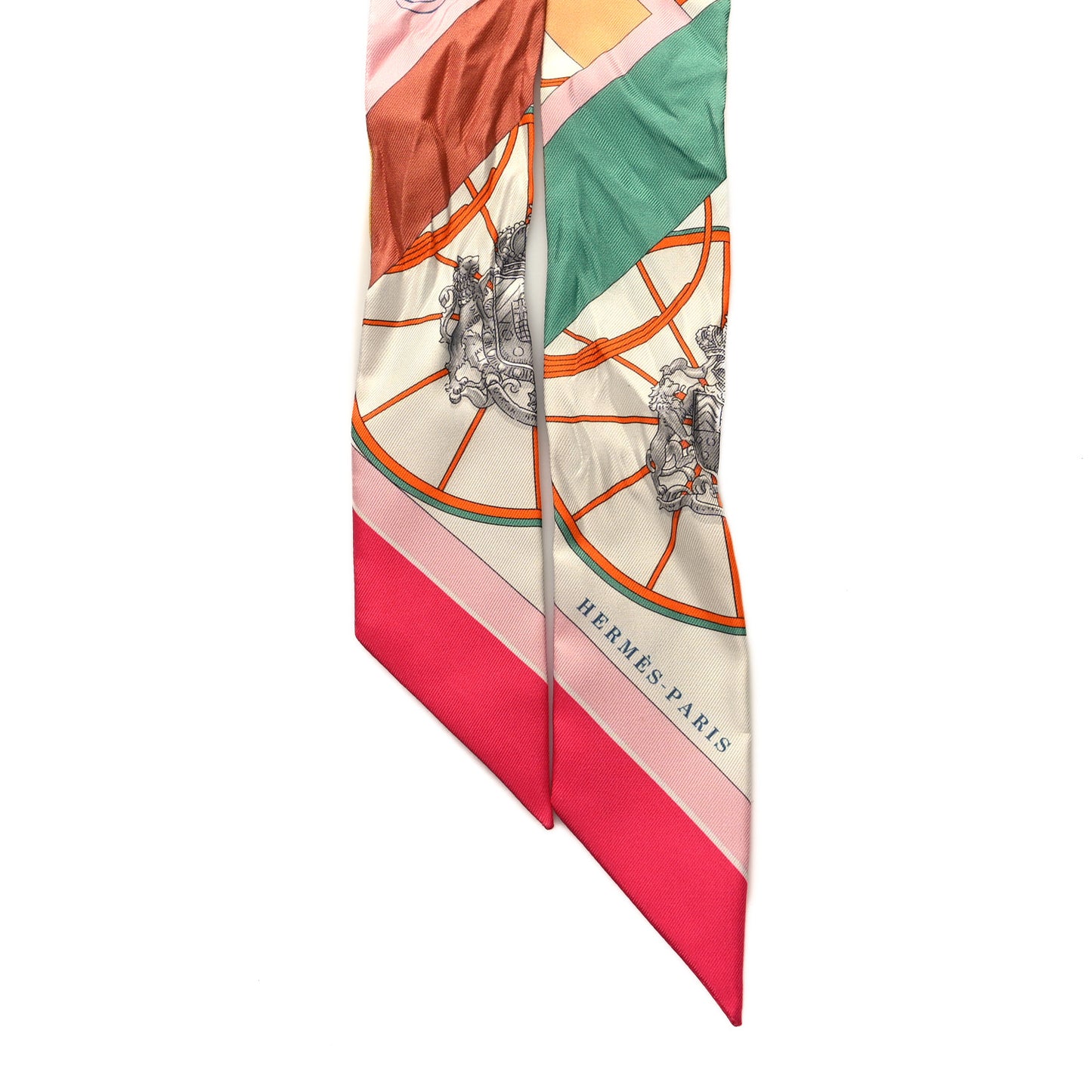 Silk Springs Springs Twilly Rose Vert Multicolor