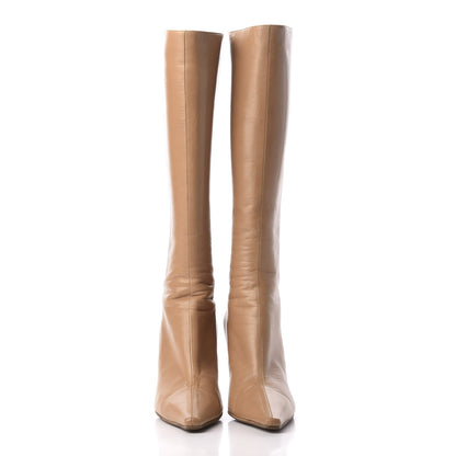 Jimmy Choo Kid Peony Knee Hight Boots 38 Camel 3 of 10