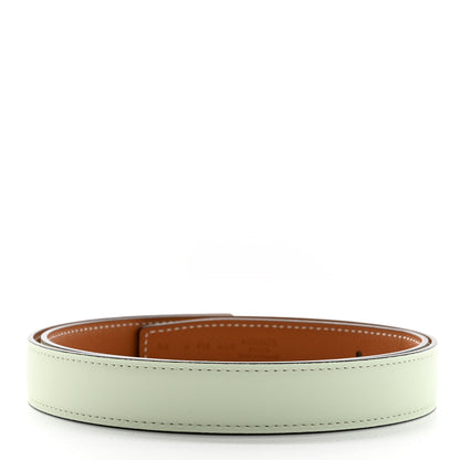 Hermes Swift Epsom 24mm Belt Strap 80 32 Vert Fizz Gold 2 of 6