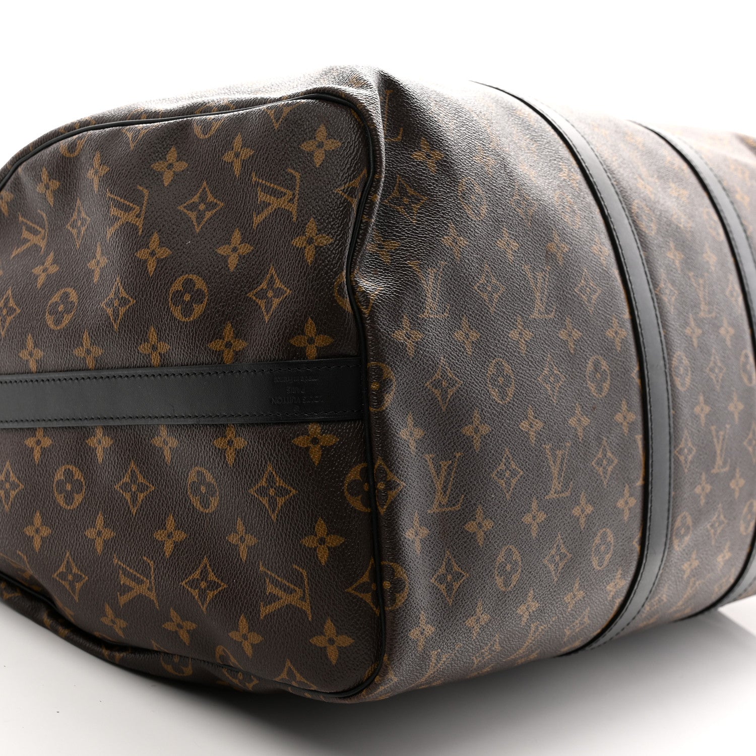 Louis Vuitton Monogram Macassar Keepall Bandouliere 55 8 of 14