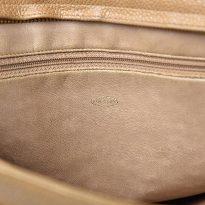 Chanel Caviar CC Shoulder Bag Beige 15 of 16