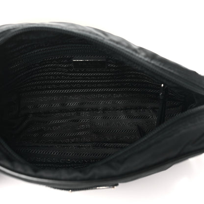 Prada Tessuto Nylon Studded New Vela Shoulder Bag Black Astrale 5 of 10