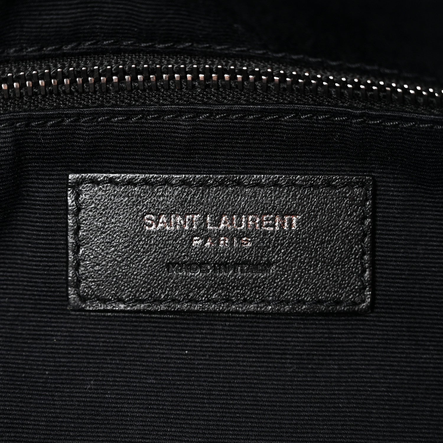 Saint Laurent Vintage Lambskin Chevron Monogram Medium Nolita  Amaranto 6 of 13