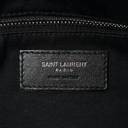 Saint Laurent Vintage Lambskin Chevron Monogram Medium Nolita  Amaranto 6 of 13