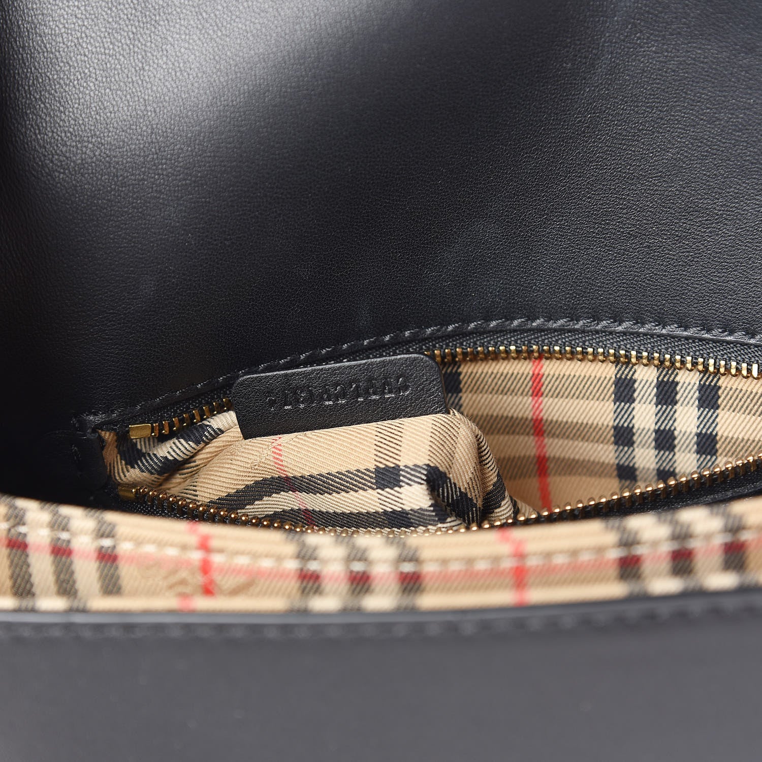 Burberry Smooth Calfskin Link Shoulder Bag Black 8 of 10
