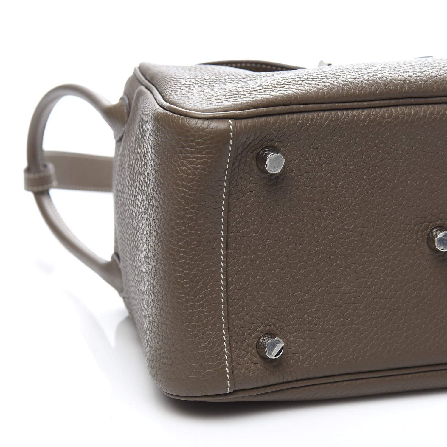 Hermes Taurillon Clemence Lindy 26 Etoupe 8 of 10
