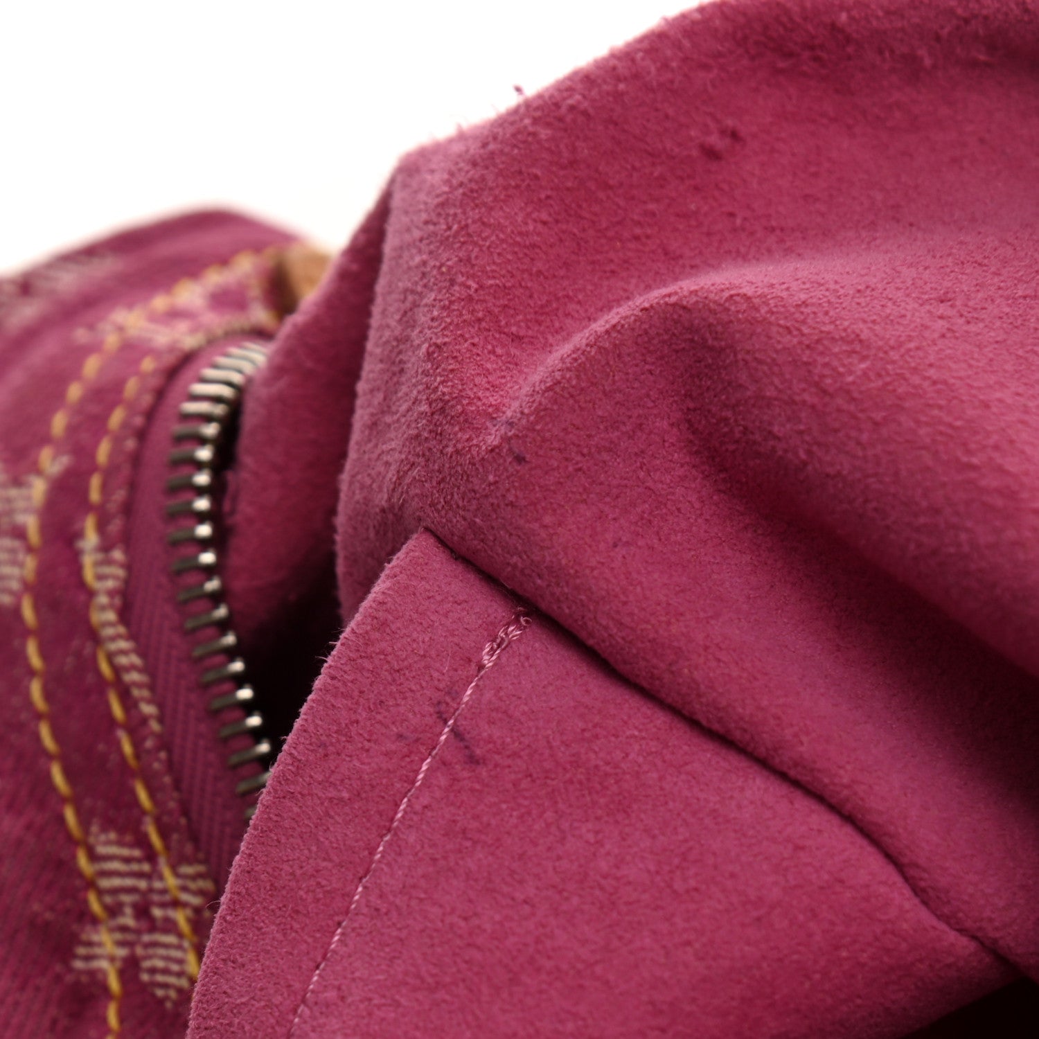 Louis Vuitton Denim Baggy PM Fuchsia 23 of 25