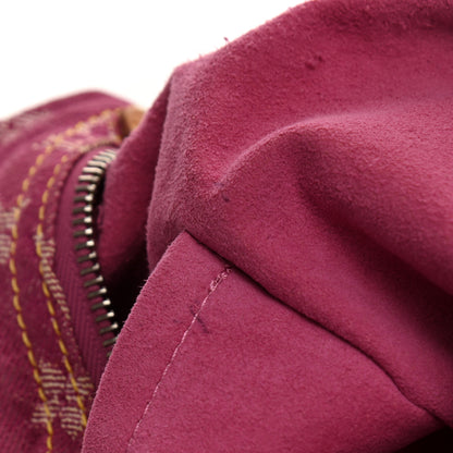 Louis Vuitton Denim Baggy PM Fuchsia 23 of 25