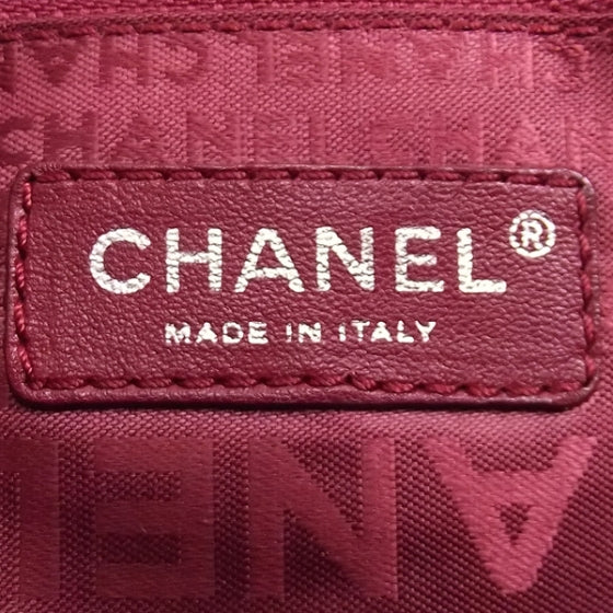 Leather Chain Mademoiselle Flap Scarlet