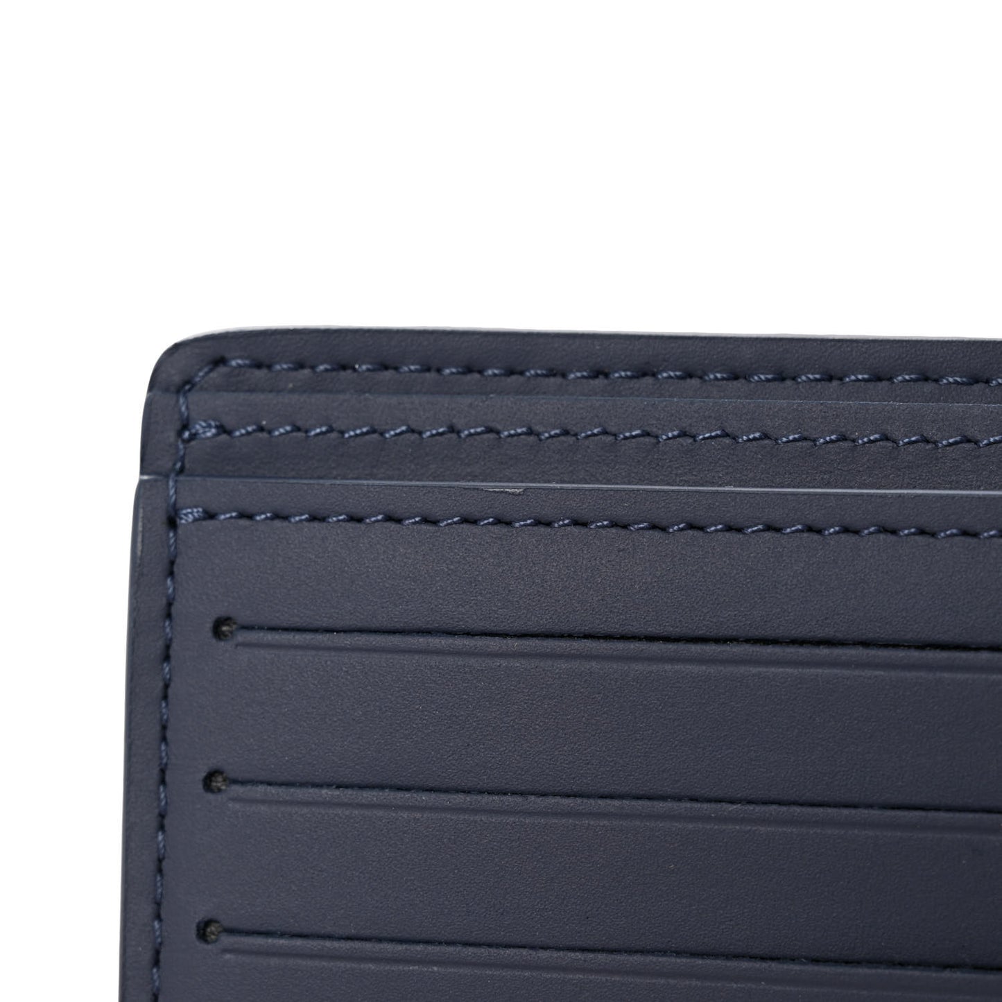 Monogram Shadow Multiple Wallet Navy River Blue