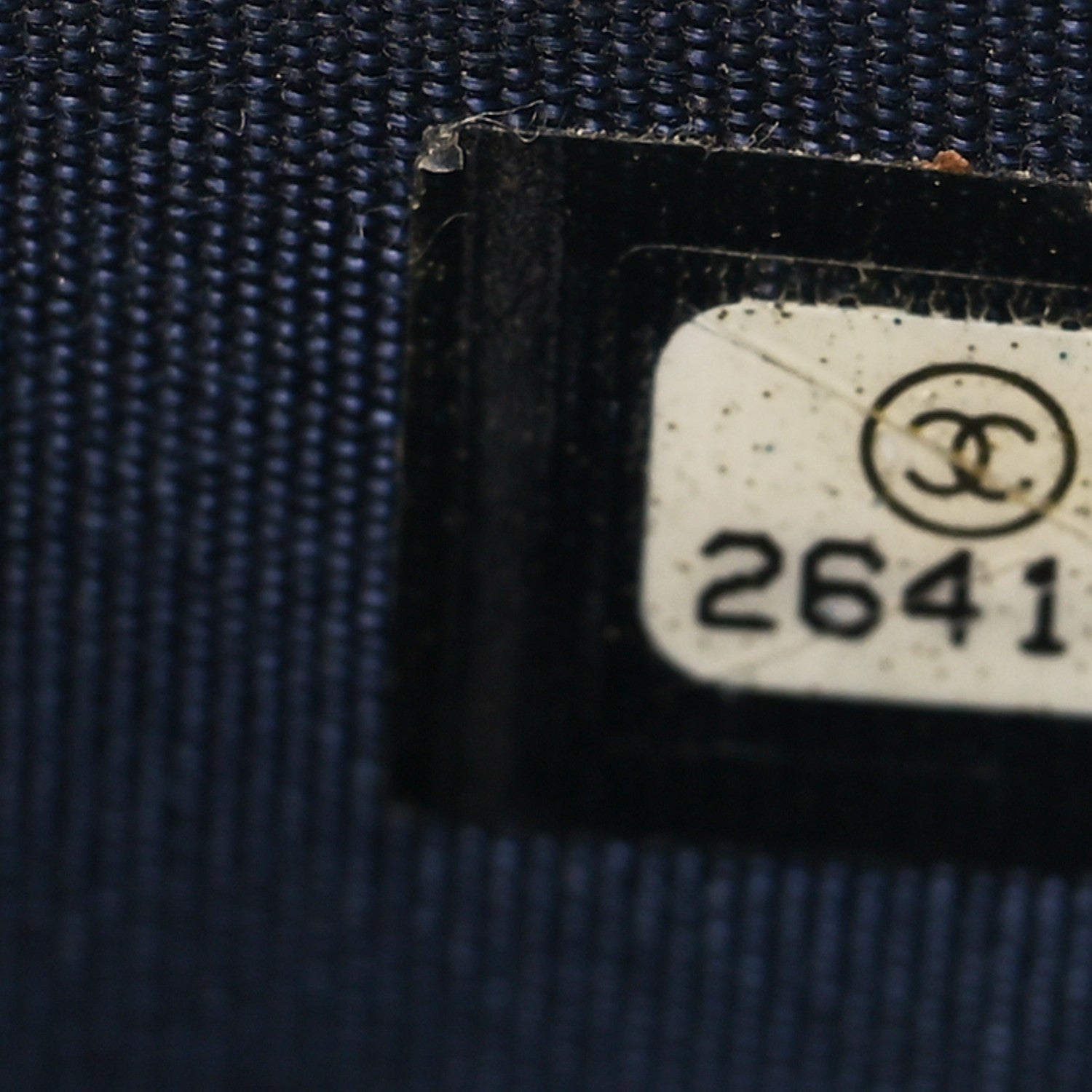 Chanel Calfskin Square Stitched Wallet On Chain WOC Blue 8 of 12