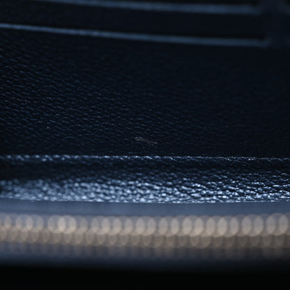 Louis Vuitton Metallic Empreinte Monogram Zippy Wallet Navy Nacre 8 of 10