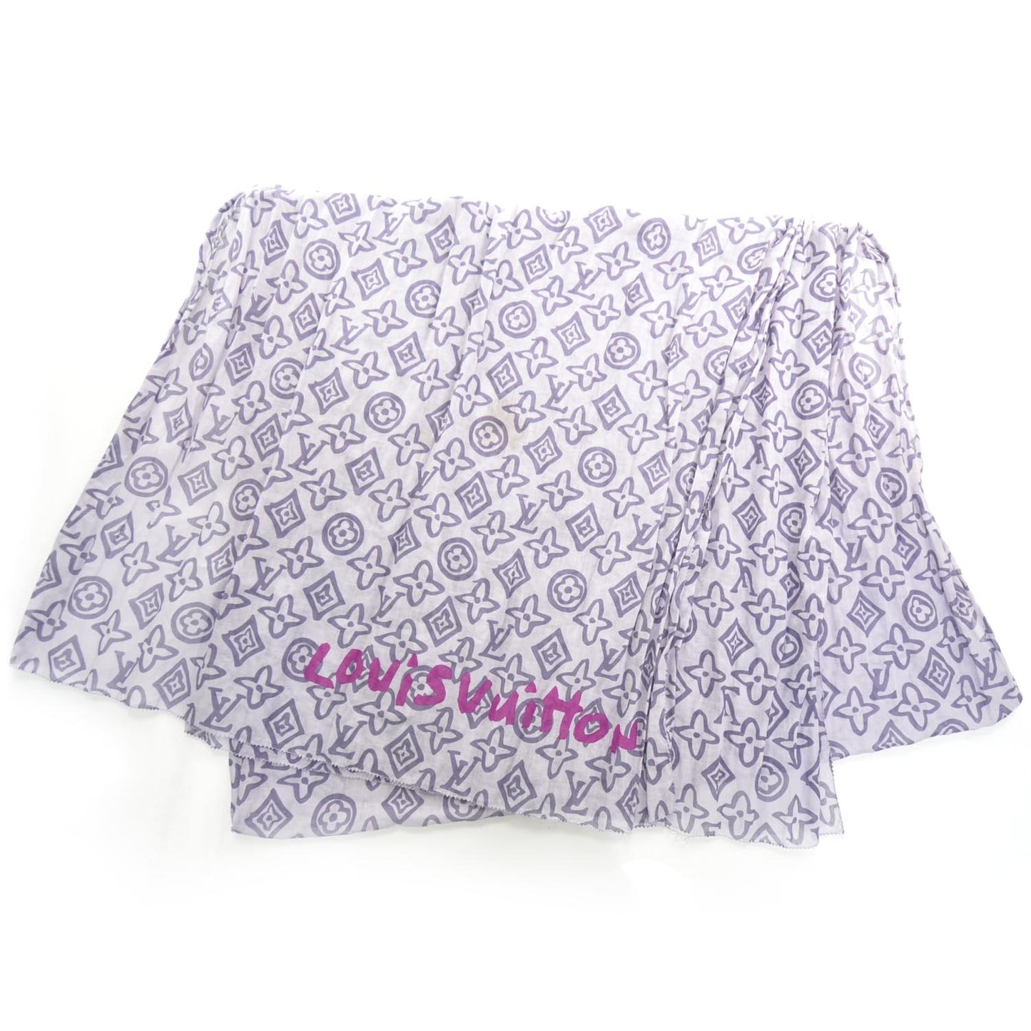 Cotton Tahitienne Pareo Scarf Lilac