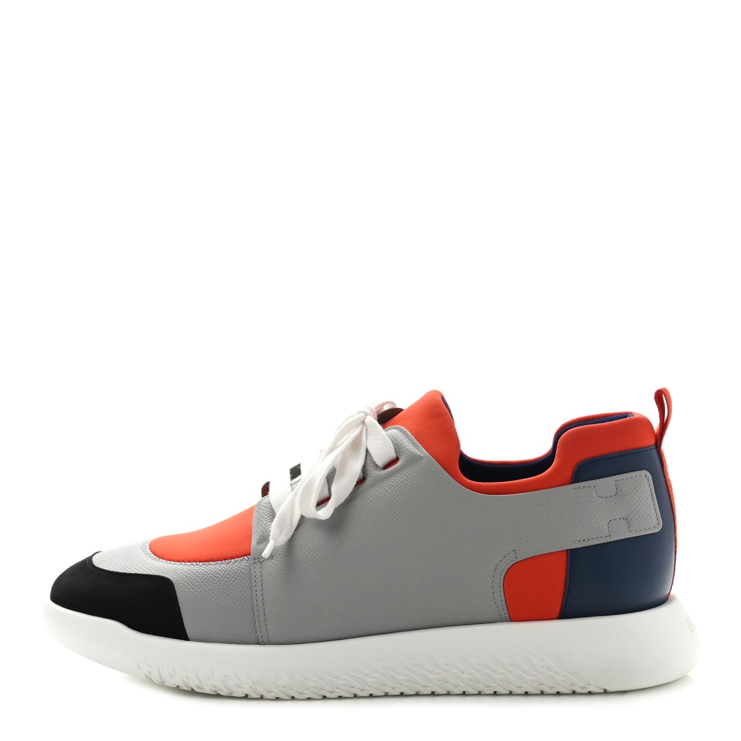Epsom Technical Canvas Mens Vitesse Sneakers 44 Orange Multicolor