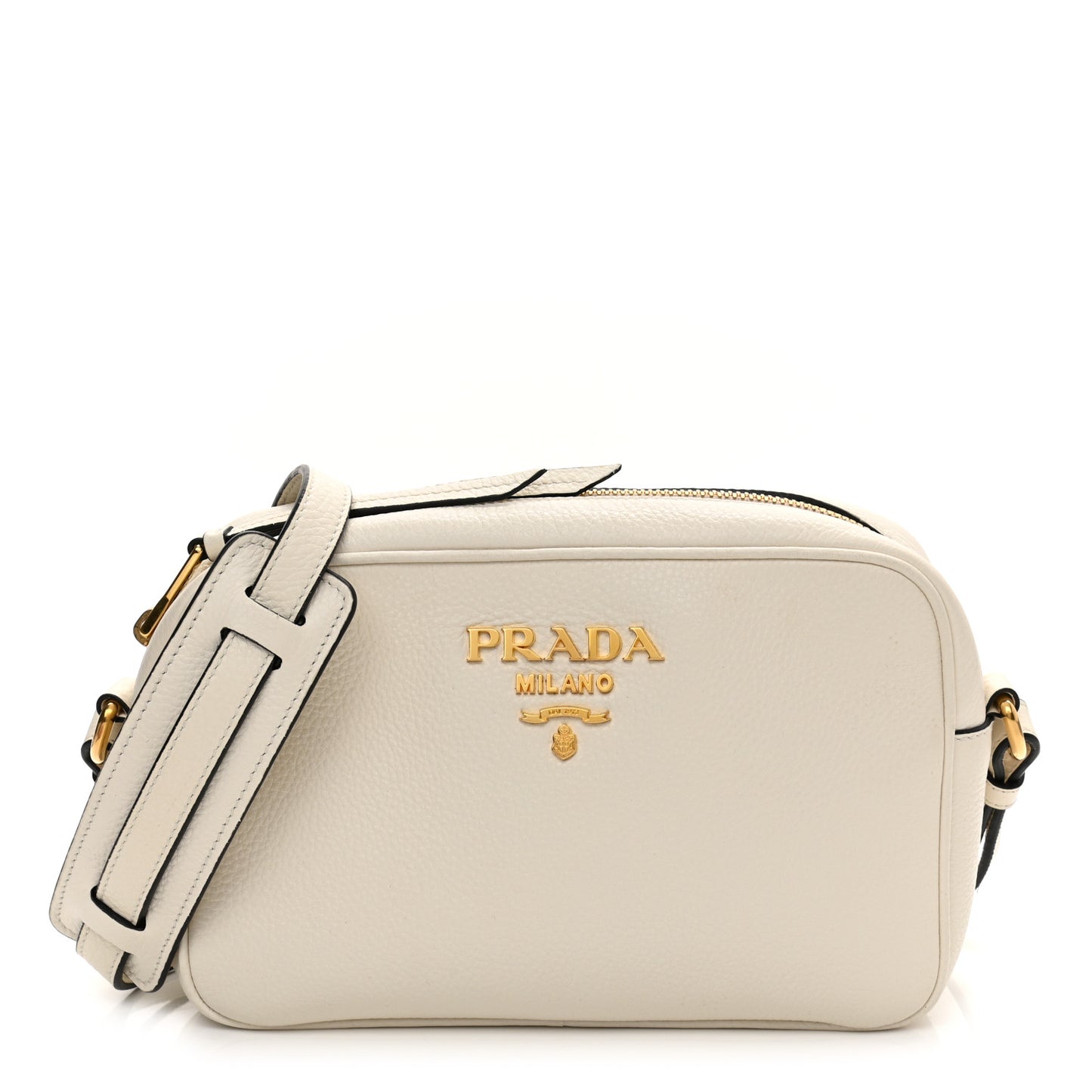 Vitello Phenix Camera Bag Bianco