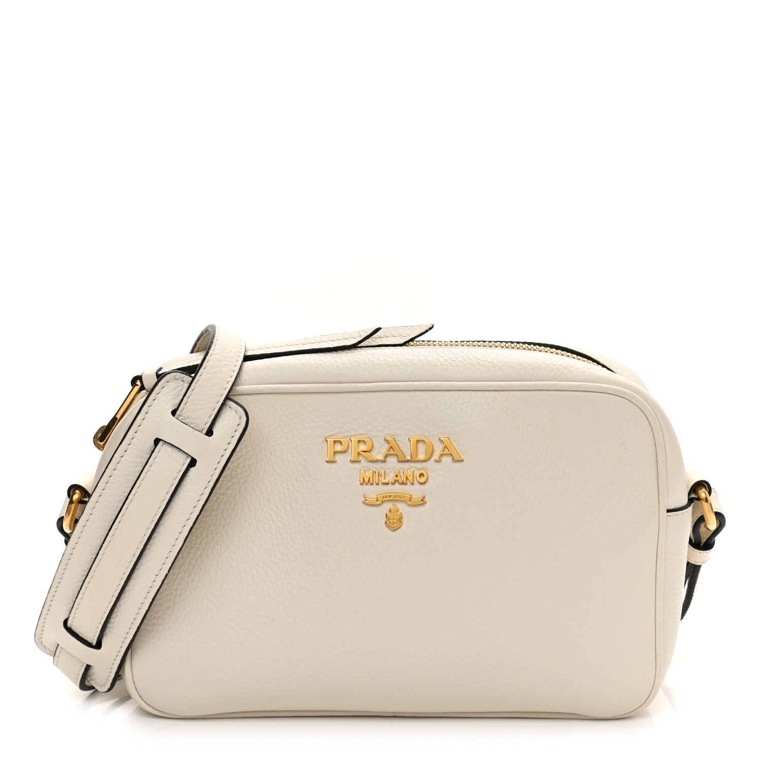 Prada Vitello Phenix Camera Bag Bianco 1 of 9