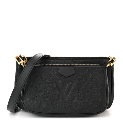 Louis Vuitton Empreinte Monogram Giant Multi Pochette Accessories Black 1 of 11