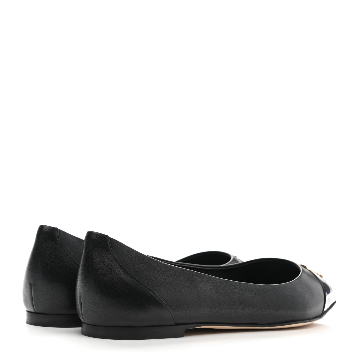 Louis Vuitton Lambskin Capucines Flat Ballerinas 39 Black 4 of 9
