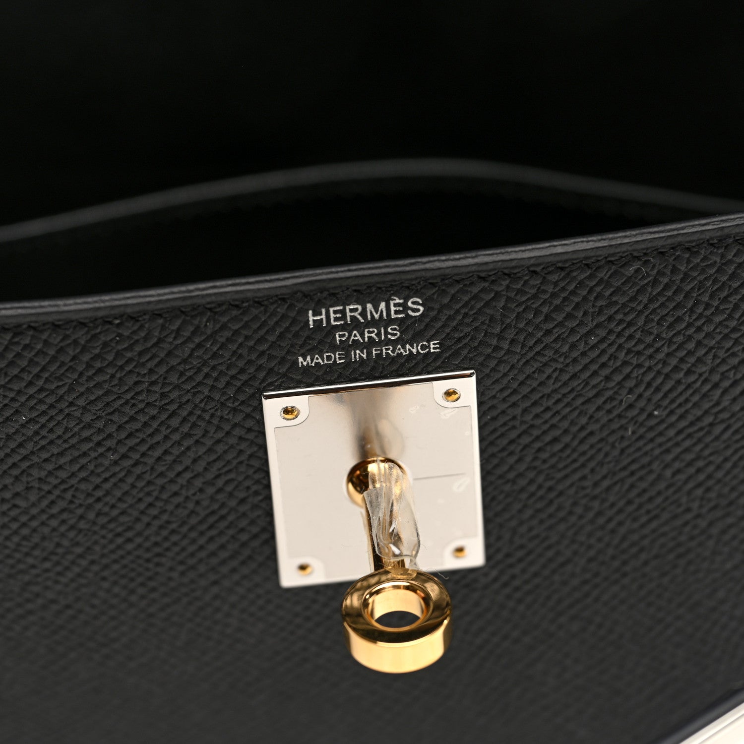 Hermes Epsom Kelly Elan Black 6 of 11