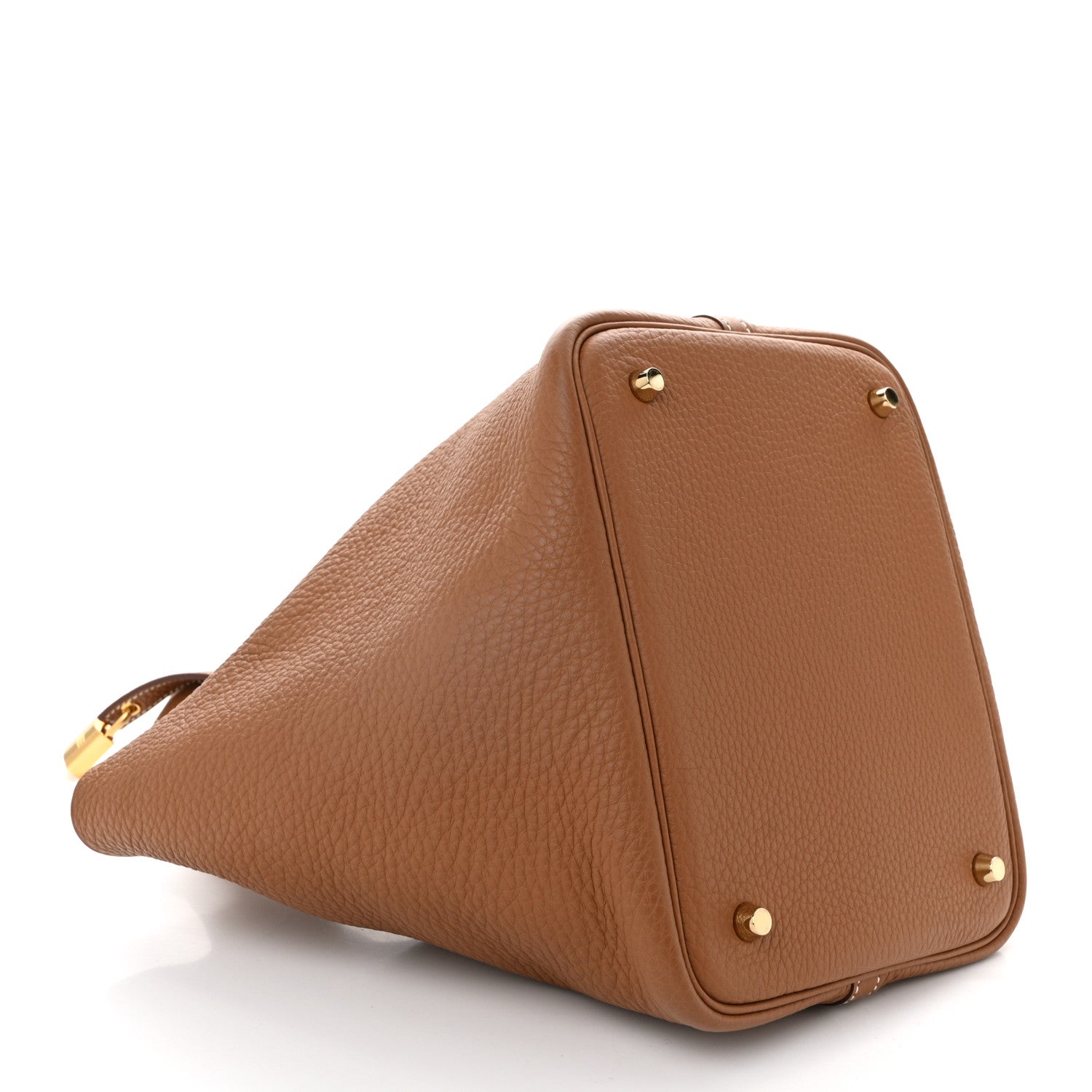 Hermes Taurillon Clemence Picotin Lock 22 MM Gold 4 of 10