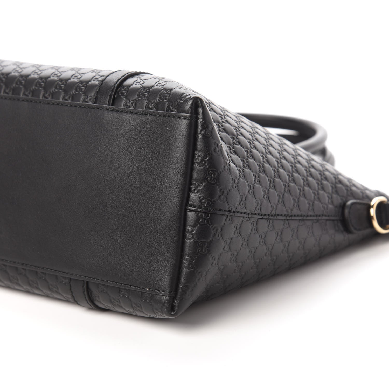Gucci Soft Microguccissima Small Zippered Satchel Black 7 of 10