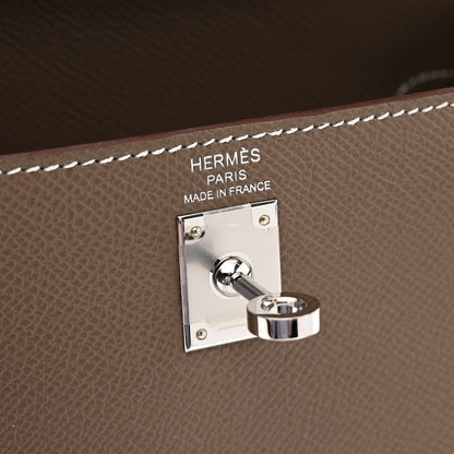 Hermes Epsom Kelly Sellier 25 Etoupe 6 of 12