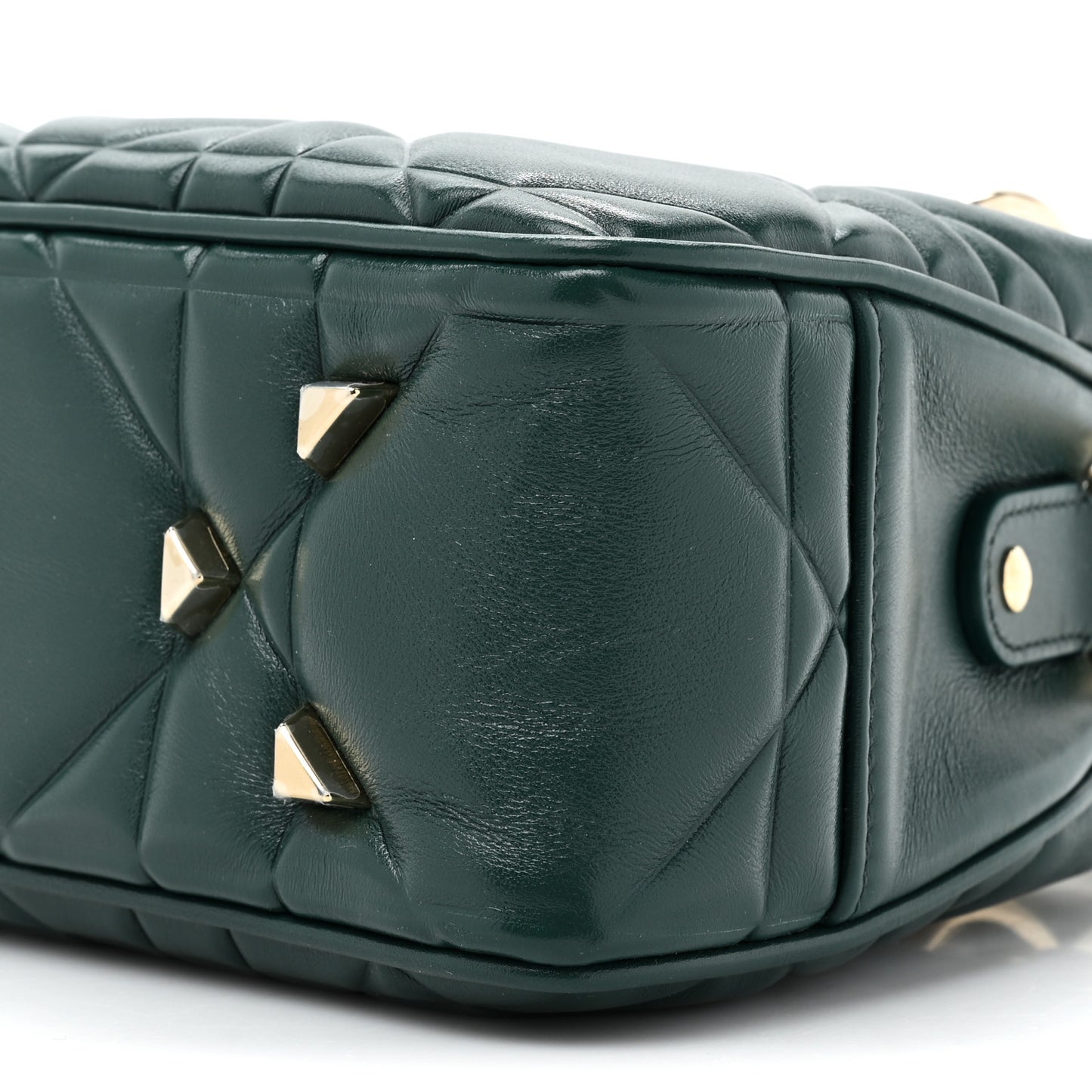 Calfskin Cannage Mini The Lady 95.22 Dark Green