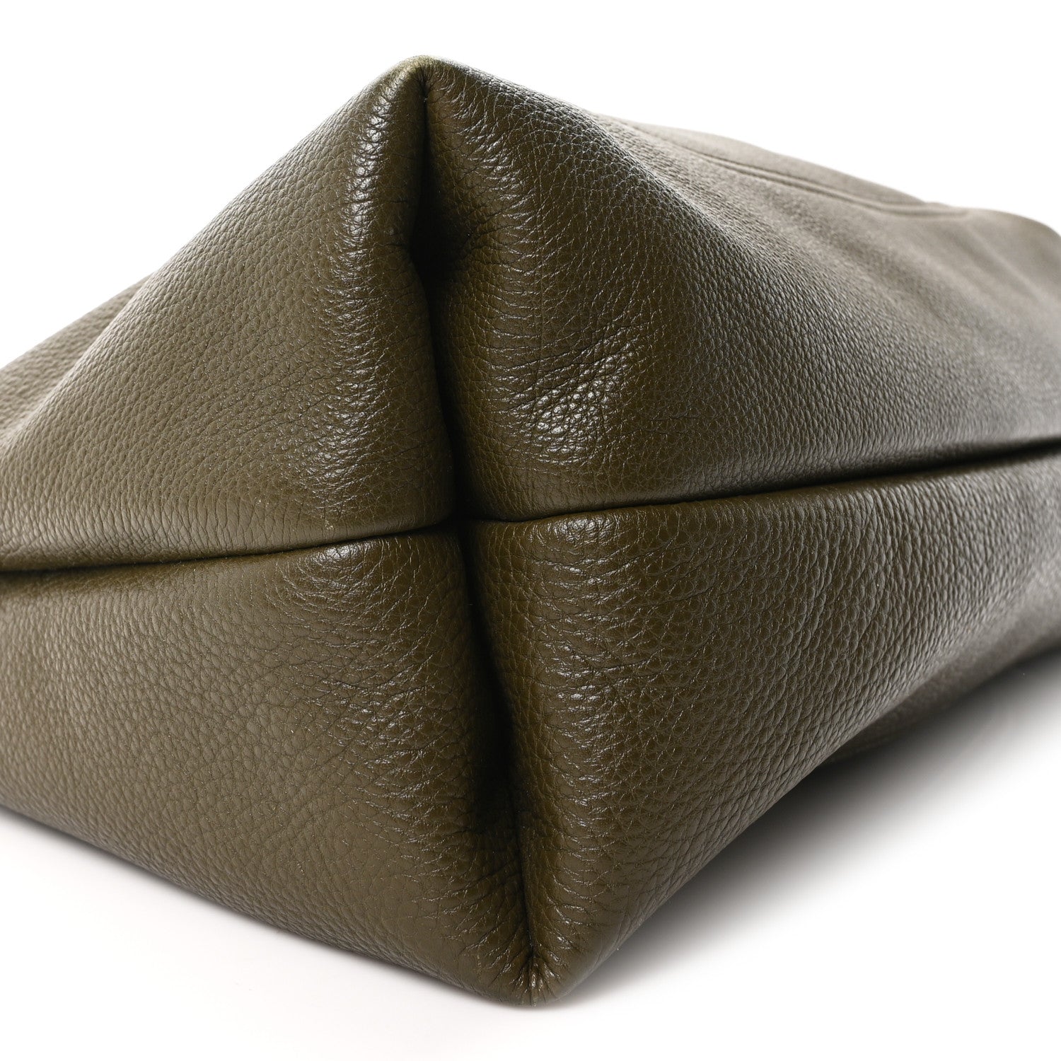 Gucci Grained Calfskin Softbit Maxi Shoulder Bag Forest Green 9 of 12