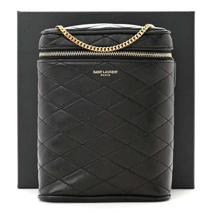 Saint Laurent Lambskin Quilted Binocular Case Black 13 of 13