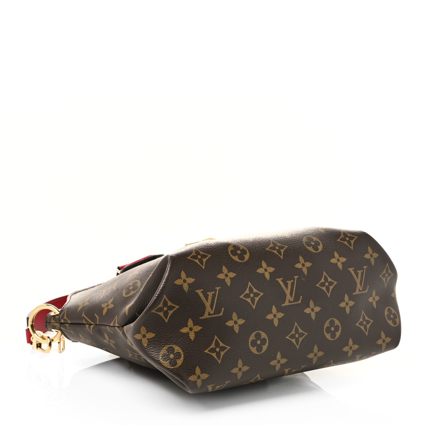 Monogram Flower Zipped Tote PM Lie de Vin