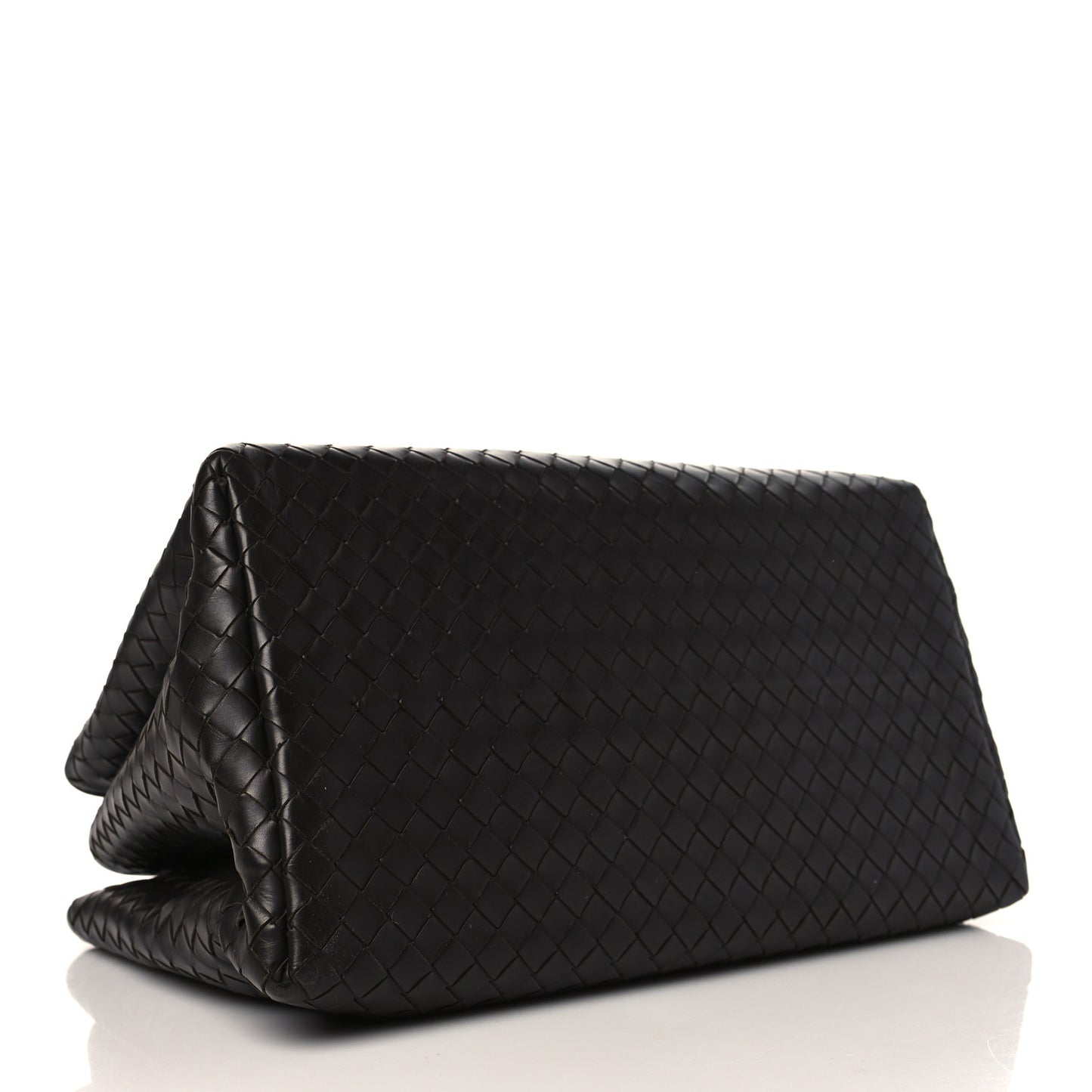 Light Calf Intrecciato Small Roma Brown