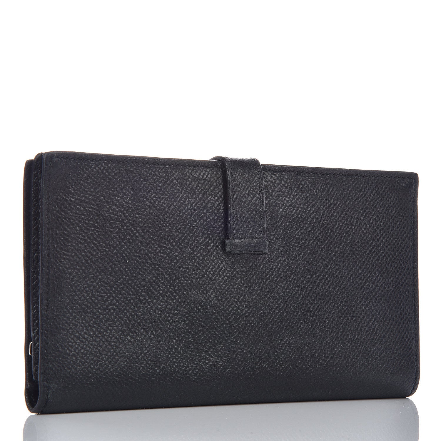 Hermes Epsom Bearn Gusset Wallet Black 3 of 13