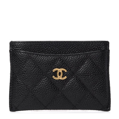 Chanel Caviar Quilted Card Holder Black 1 of 9