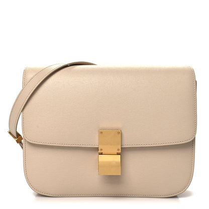 Celine Liege Calfskin Medium Classic Box Flap Bag Powder 1 of 12