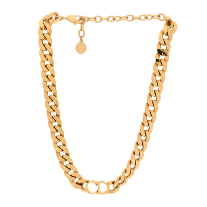 Christian Dior Metal Danseuse Etoile Chain Choker Necklace Gold 3 of 5