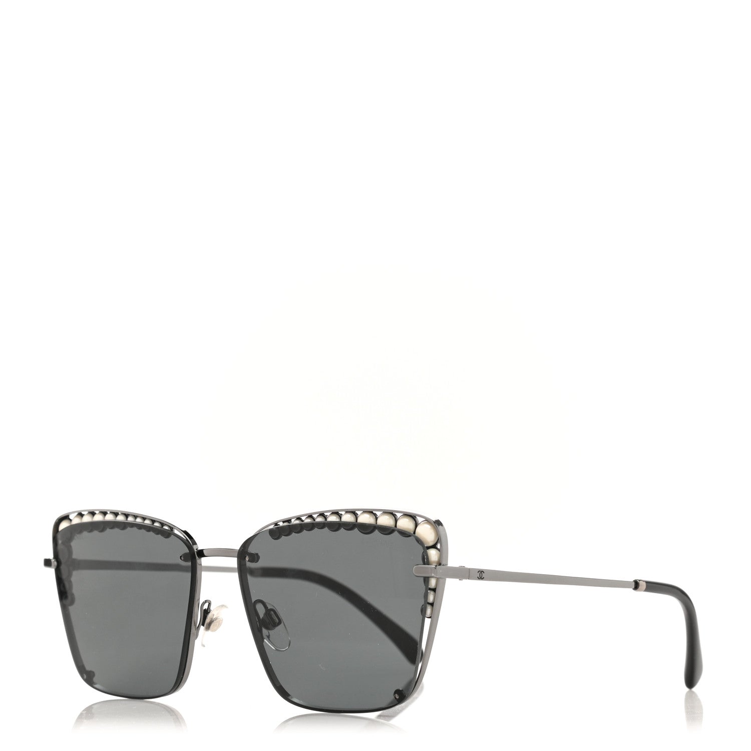 Chanel Pearl Square Sunglasses 4235-H Black 1 of 8