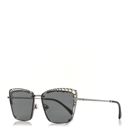 Chanel Pearl Square Sunglasses 4235-H Black 1 of 8