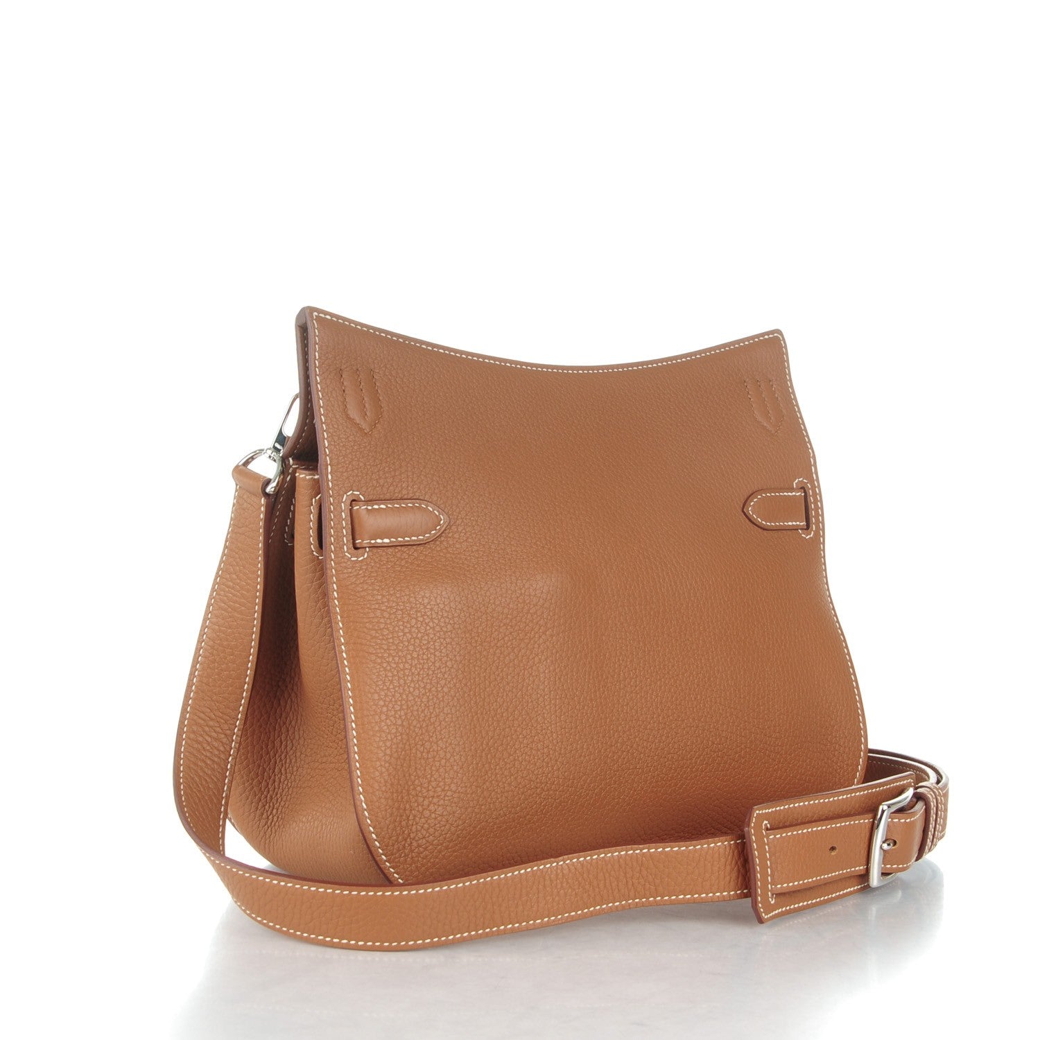 Hermes Taurillon Clemence Jypsiere 28 Gold 3 of 9