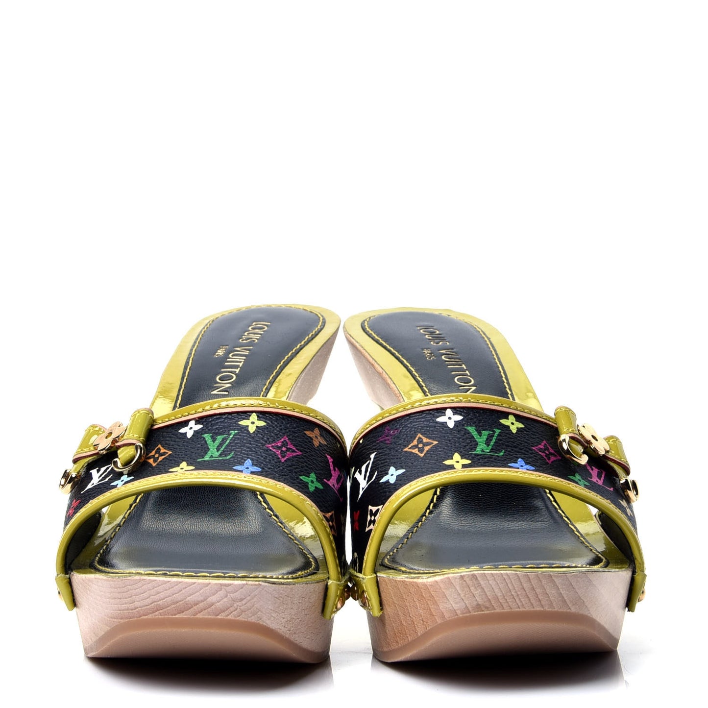 Monogram Multicolor Slides 41 Black