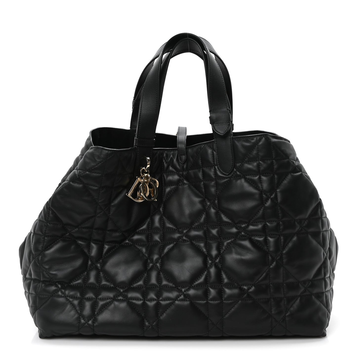 Calfskin Macrocannage Large Toujours Black