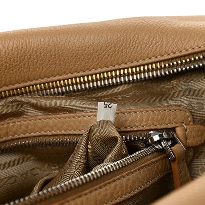 Prada Vitello Daino Satchel Sughero 6 of 13