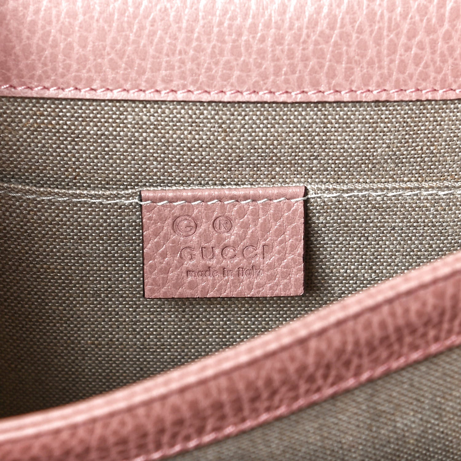 Gucci Dollar Calfskin Small Interlocking G Shoulder Bag Soft Pink 5 of 10