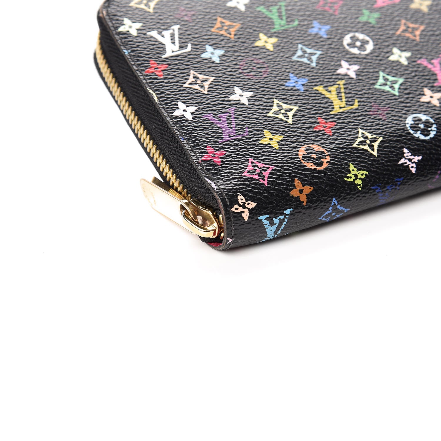 Louis Vuitton Monogram Multicolor Zippy Wallet Black Grenade 5 of 9
