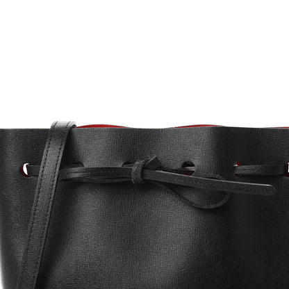 Mansur Gavriel Saffiano Mini Bucket Bag Black Flamma 19 of 19