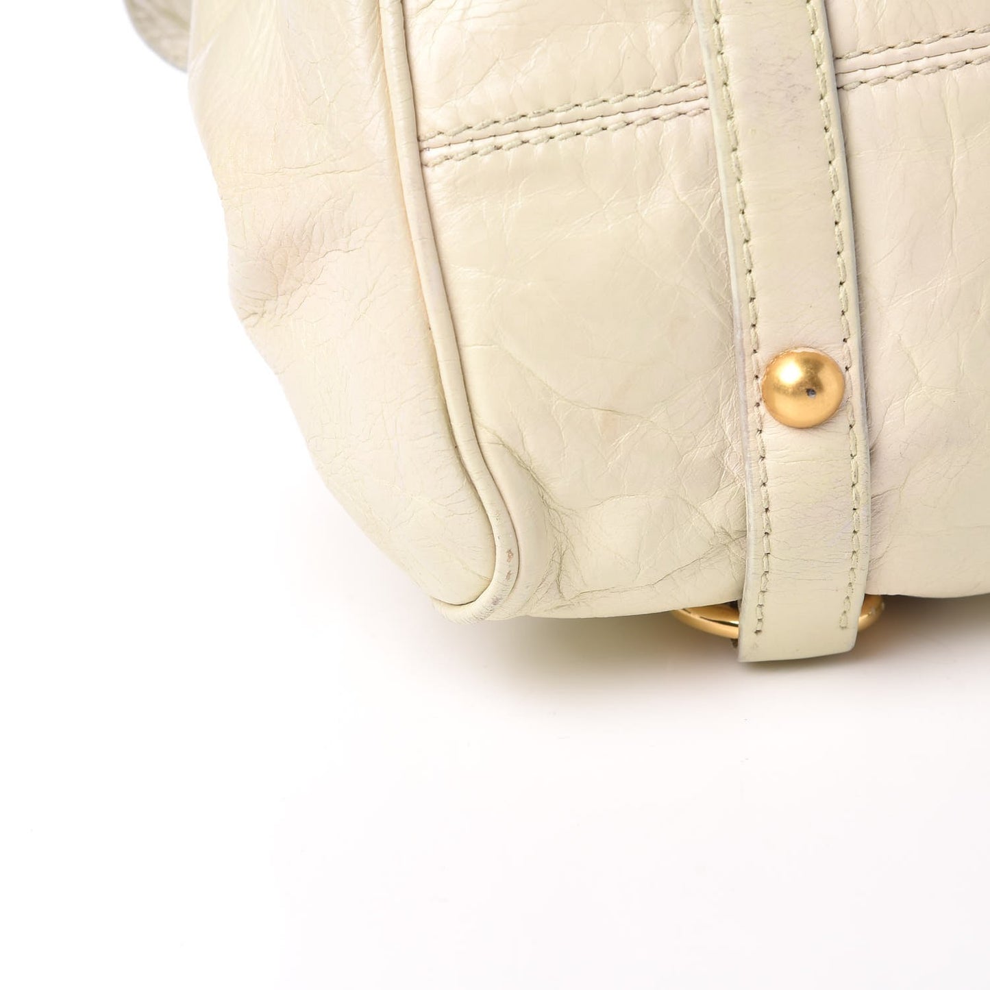 Vitello Lux Bow Bag Satchel Talco